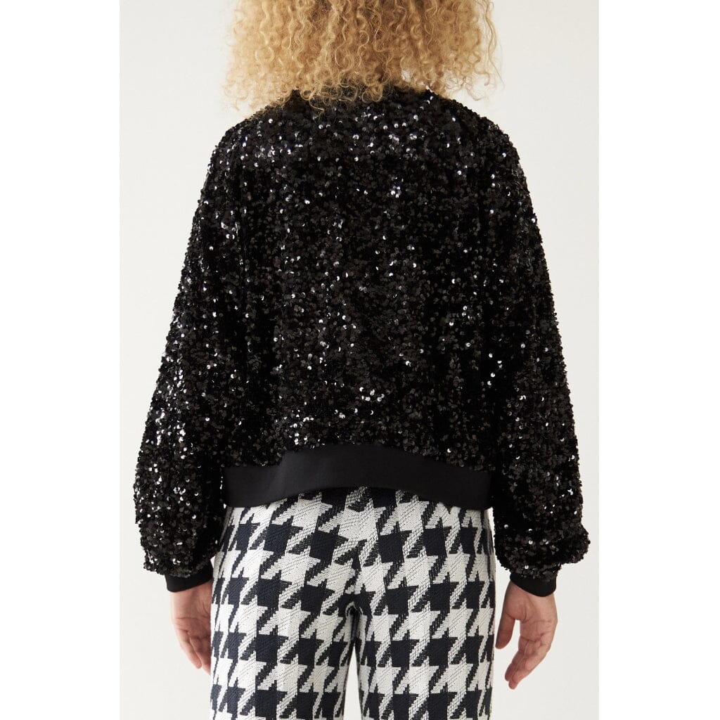 Stella Nova - Sequins Blouse - 999 Black