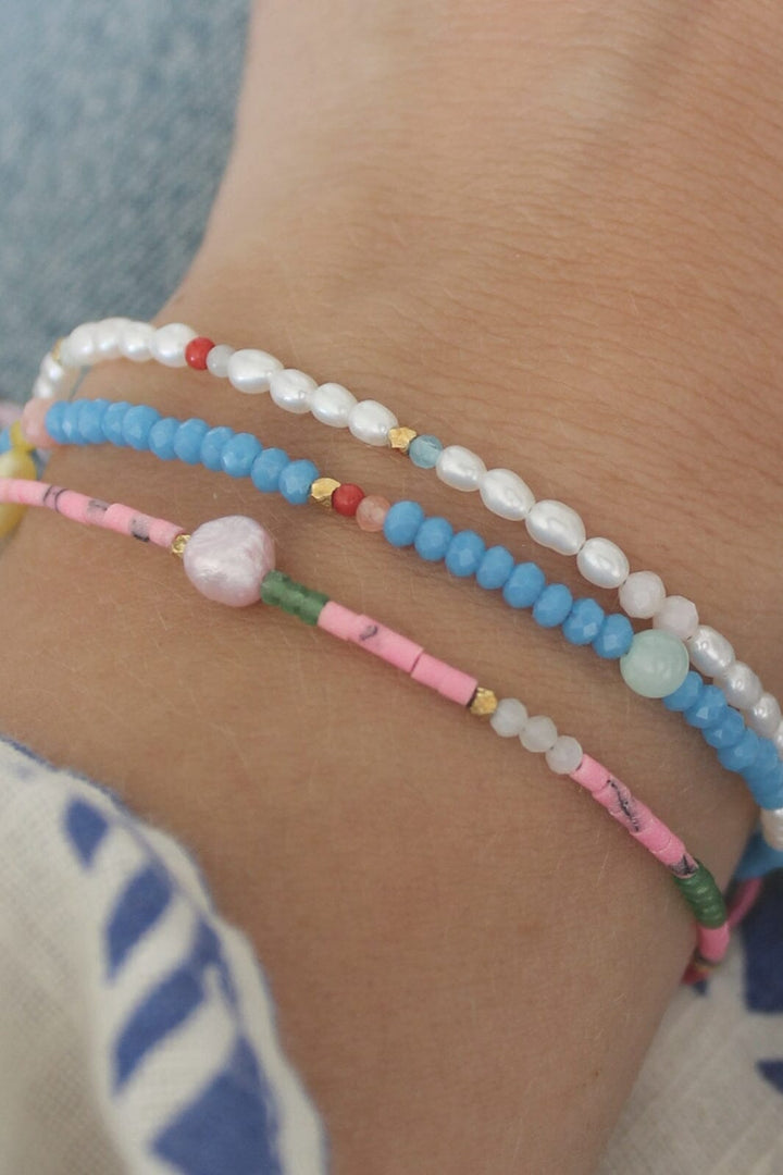 Stine A - Color Crush Bracelet - Santorini Mix - 3194-02-Os Armbånd 