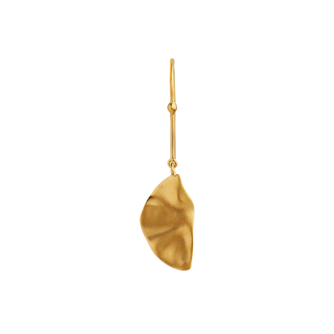 Stine A - Hook With Goldenenen Refection Moon Earring Right - Single - 1341-02-R