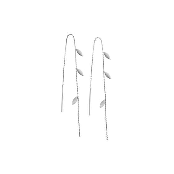 Stine A - Three Leaves Earring Silver - 1042-00-S