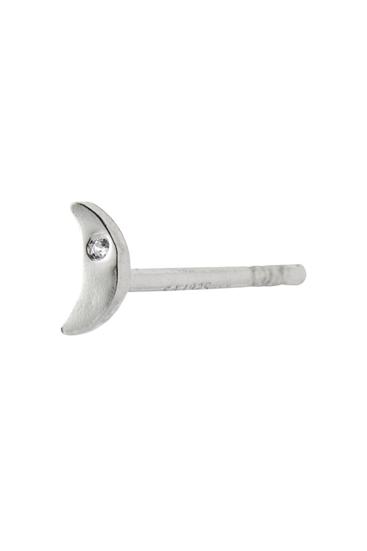 Stine A - Tout Petit Bella Moon Earring Silver - 1280-00-S