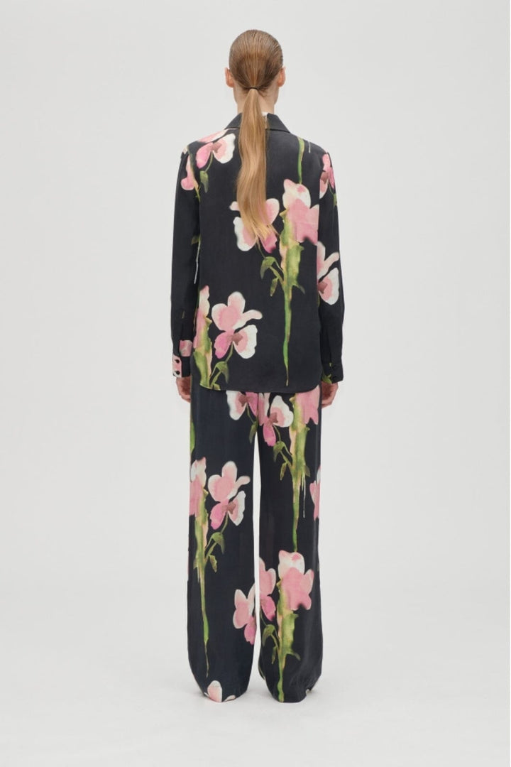 Stine Goya - 2263 Dry Viscose, Long Sleeve Shirtsg-aw25-t091-2263 - Melting Flowers