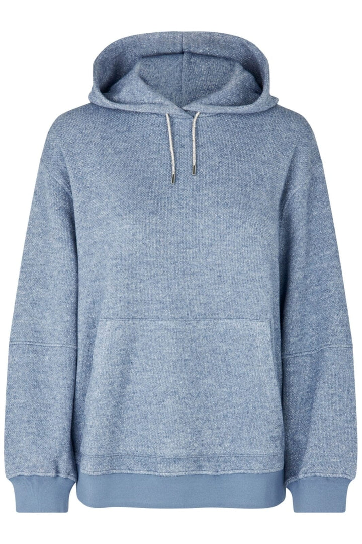 Stine Goya - Oversize Casual Hoodie, 2299 Heavy Lurex Jersey - Infinity Blue