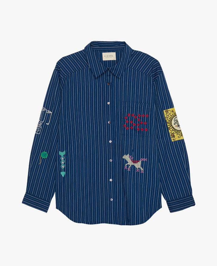 Sissel Edelbo - Brenna Shirt Se 2007 - Navy Stripes