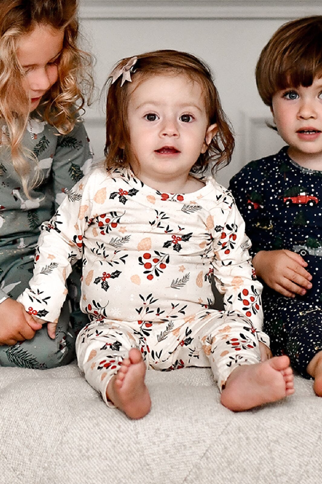 The New Siblings - Tnsholiday Leggings - Ecru Aop