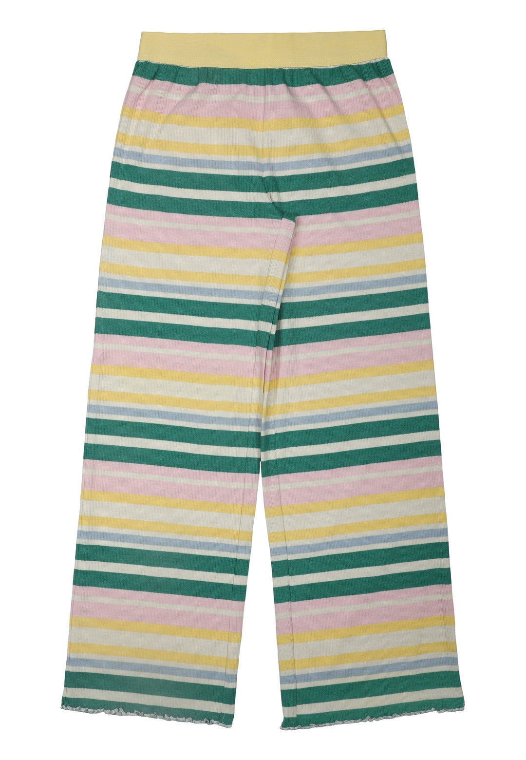 The New - Tnkate Wide Rib Pants - Lemon Drop Bukser 