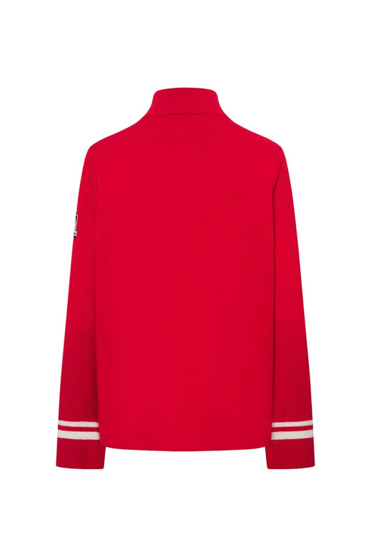 Twist & Tango - Les Alpes Knitted Sweater 865435 - Red Strikbluser 