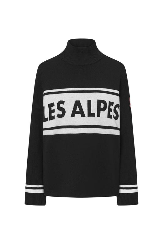 Twist & Tango - Les Alpes Knitted Sweater 865499 - Black Strikbluser 