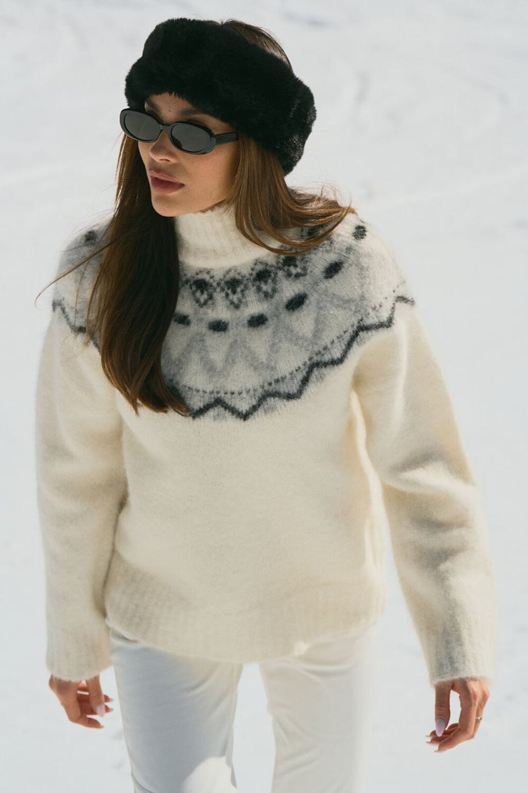 Twist & Tango - Vreni Faux Fur Headband 907599 - Black Pandebånd 