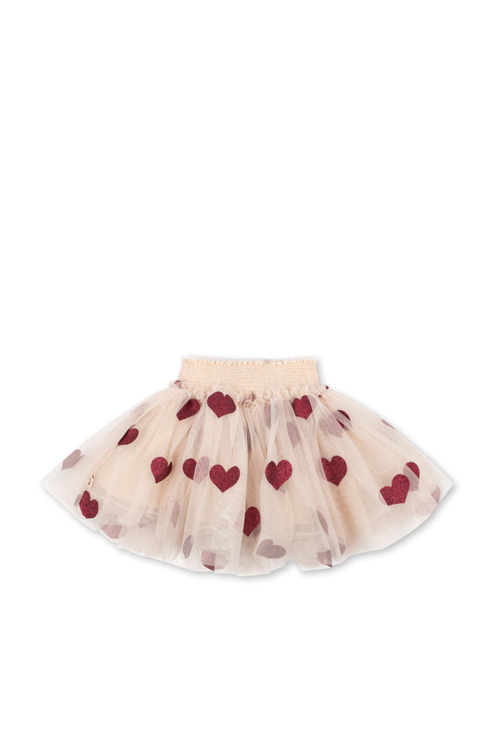 Konges Sløjd - Tullie Smock Skirt Grs Ks106302 - Coeur Glitter