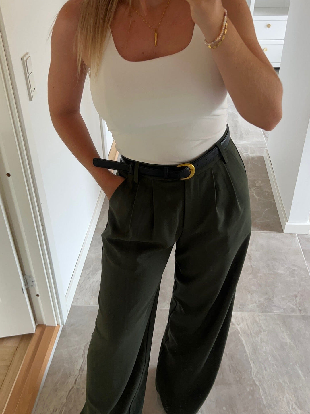 Valentin Studio - Business Pants 164546 - 151 - Army Bukser 