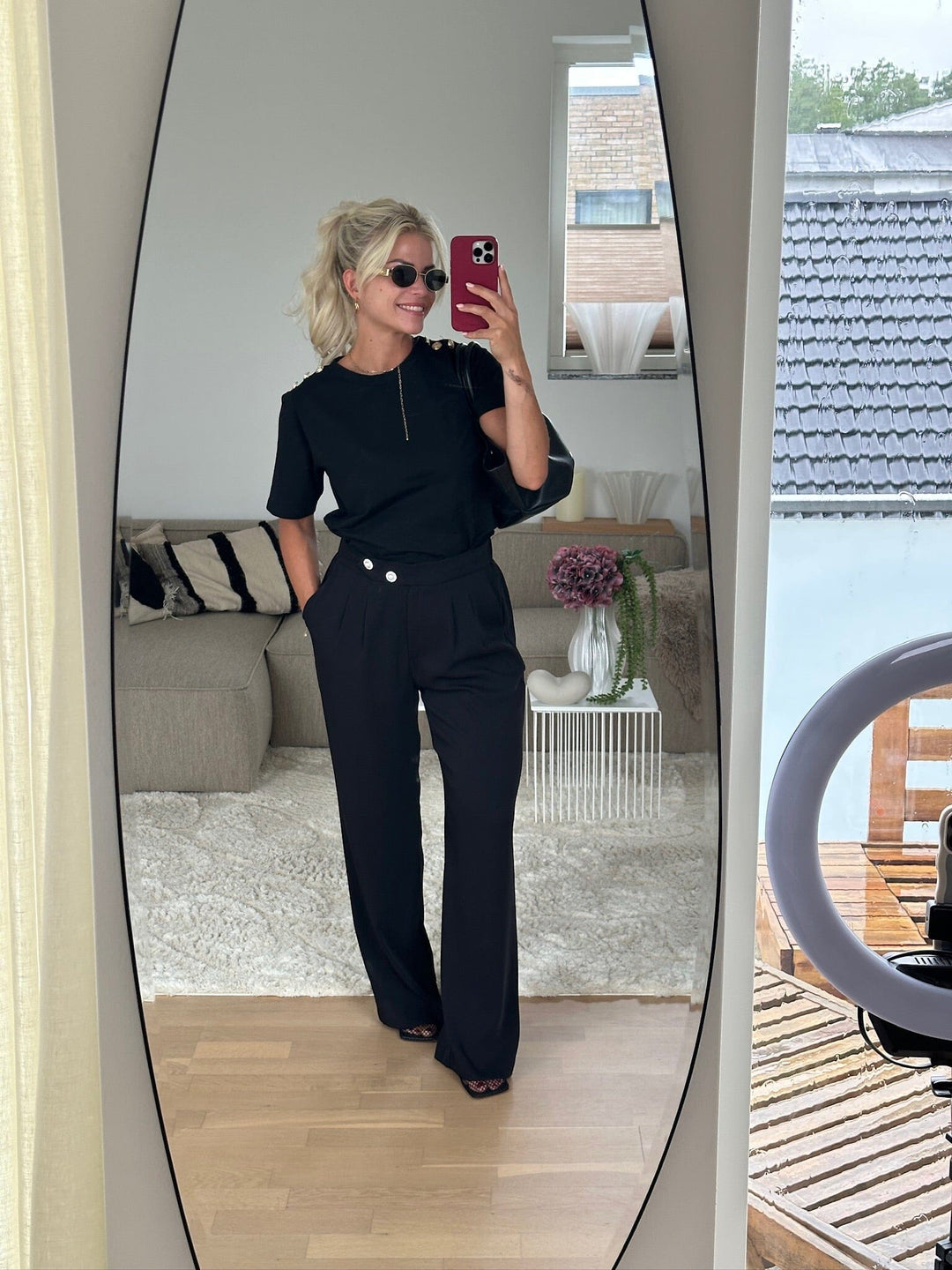 Valentin Studio - Josie Pants - Black Bukser 