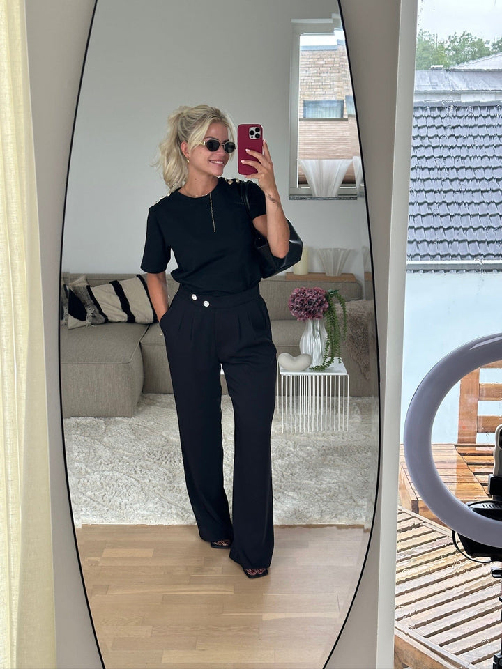 Valentin Studio - Josie Pants - Black Bukser 
