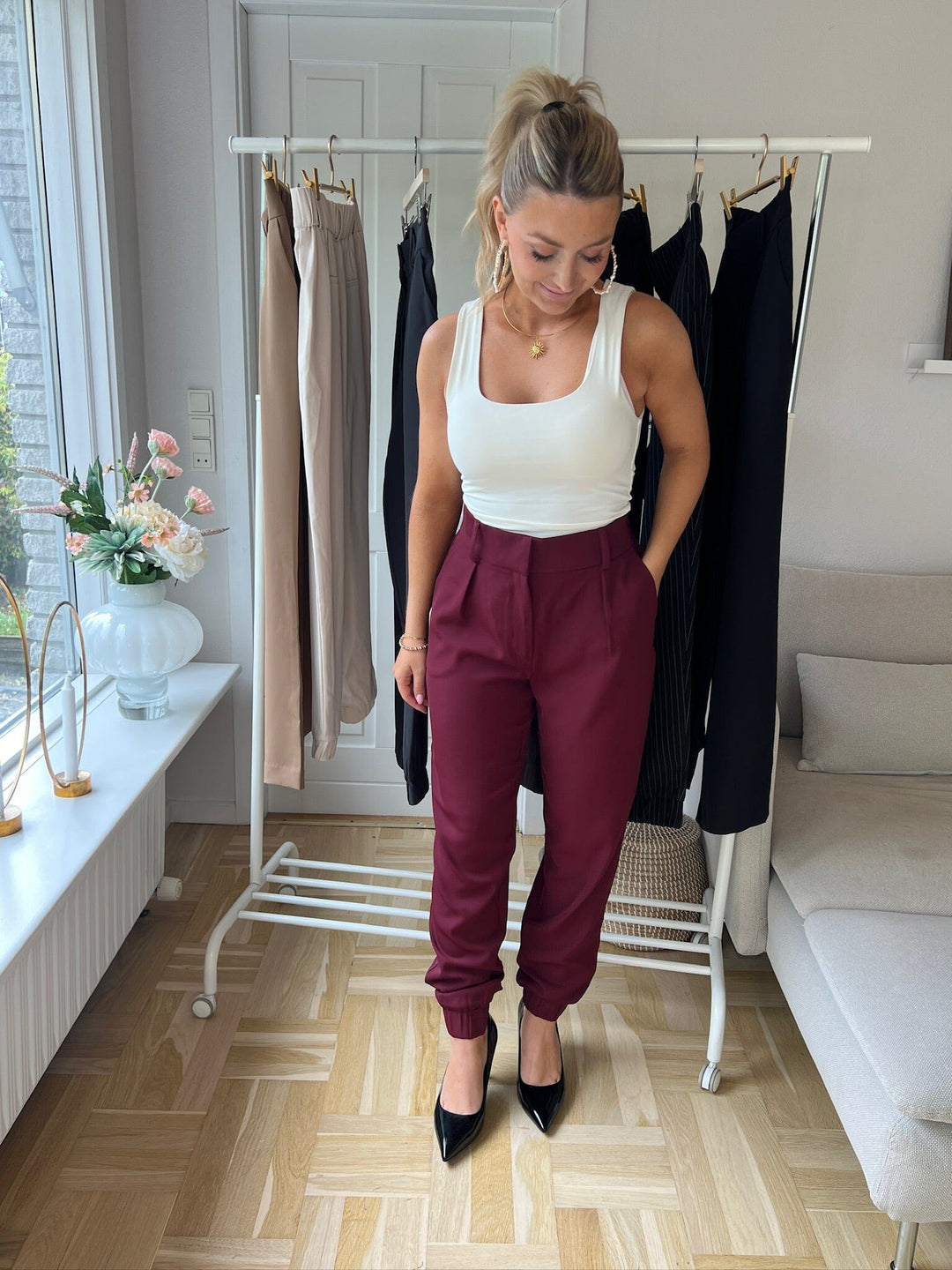 Valentin Studio - Pretty Pants 156622 - 162 - Bordeaux Bukser 