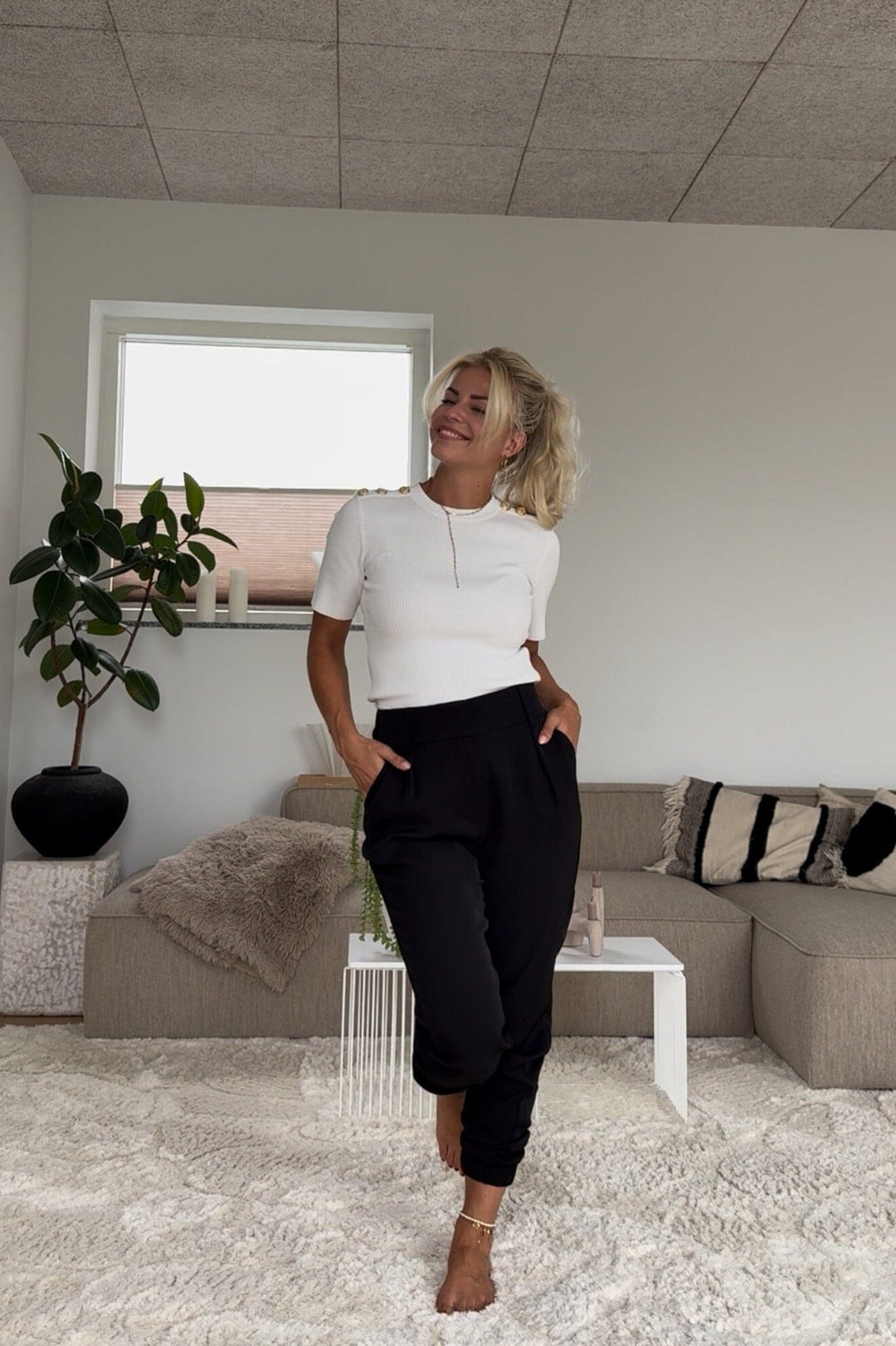 Valentin Studio - Pretty Pants 156622 - Black Bukser 