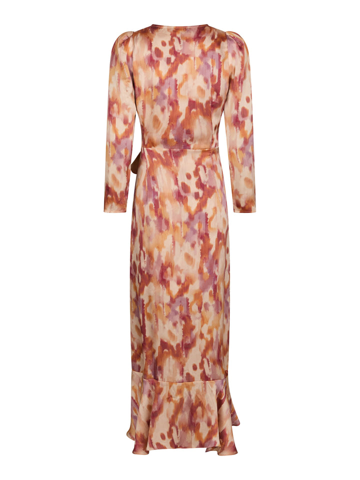 Valentin Studio - Senorita Blurry Dress 165674 - 668 - Burned Orange Kjoler 