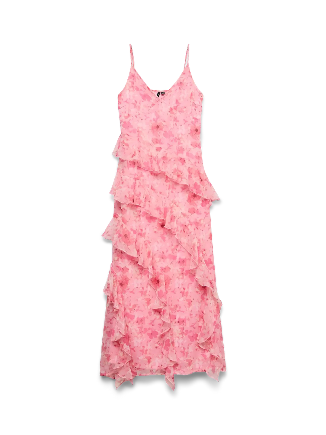 Vero Moda - Vmsmilla Sl Long Frill Dress - 5048321 Rose Shadow Sally Kjoler 