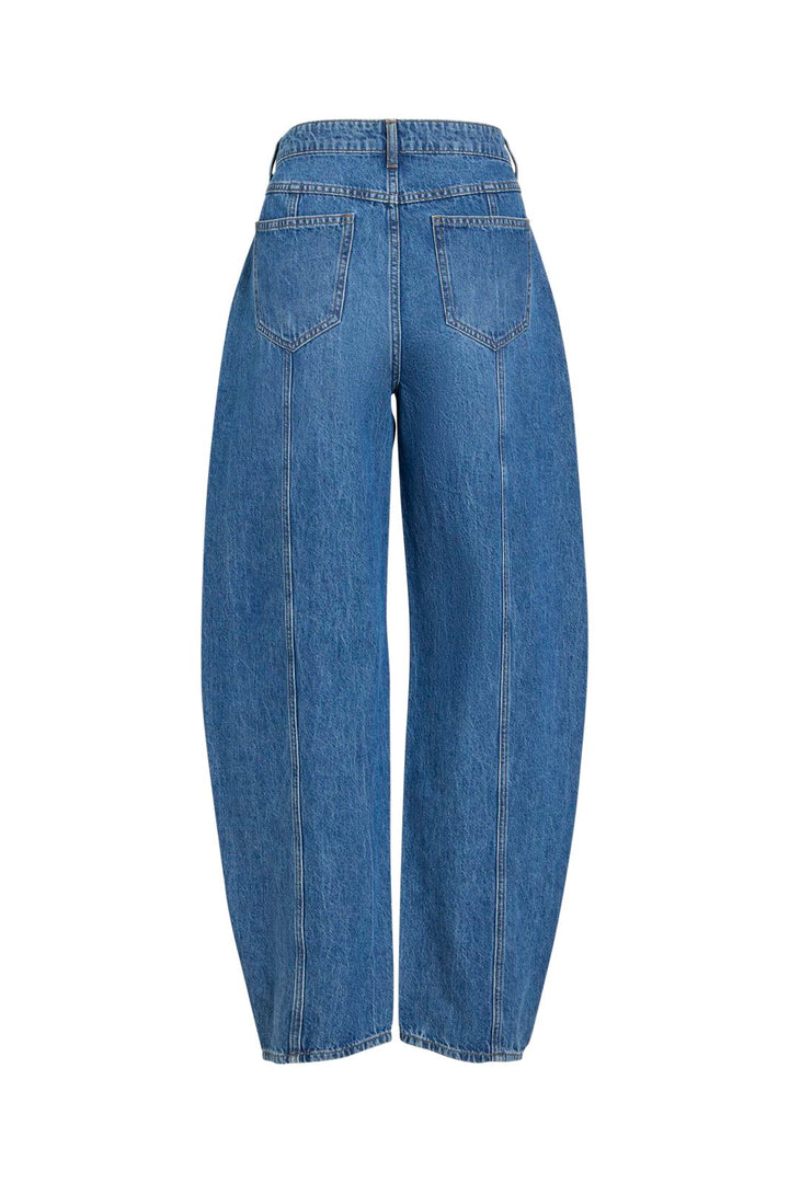 Vila - Vibeau Barrel Jeans Creek Mbd12/Spi - 5113101 Medium Blue Denim