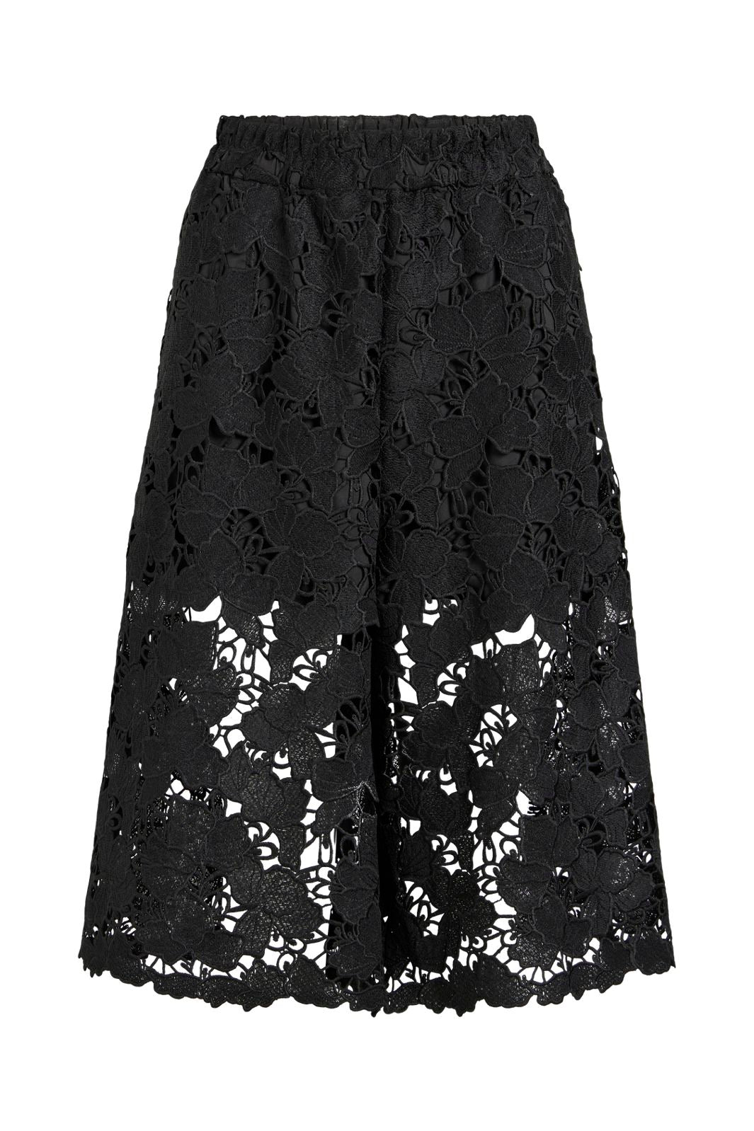 Vila - Vihylde Lace Bermuda Shorts - 5124542 Black