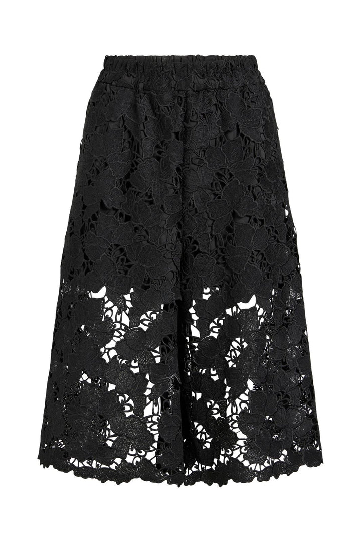 Vila - Vihylde Lace Bermuda Shorts - 5124542 Black