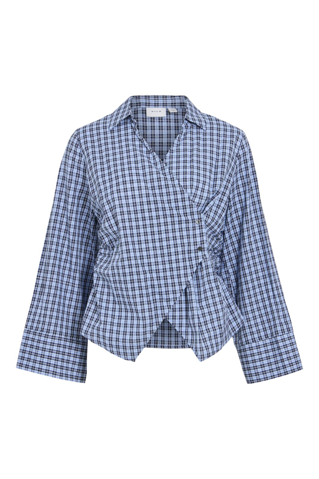 Vila - Vijava L/S Shirt - 5177885 Little Boy Blue Black
