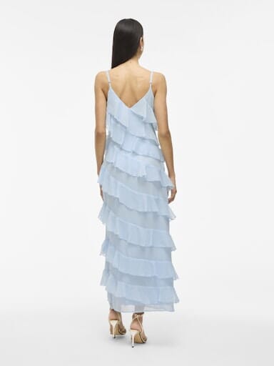 Vila - Viluna Strap Ankle Dress/Ka - 4970430 Cashmere Blue Kjoler 