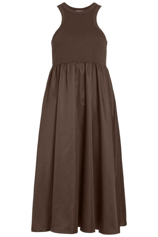 Vila - Visonja S/L Midi Dress - 4905064 Pinecone Kjoler 