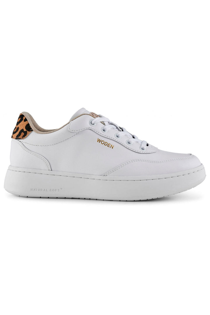 Woden - Evelyn Leather - 300 Bright White