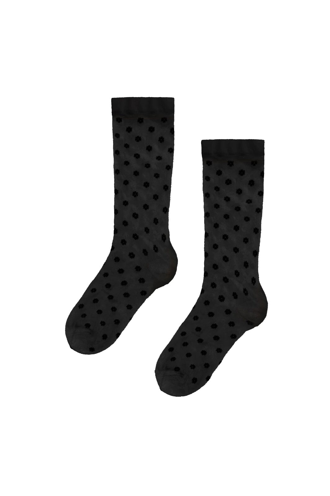 Wolford - Daisy Socks 48113 - 9180 Black/black Strømper 