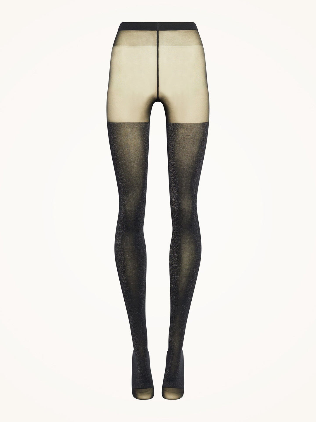 Wolford - Shiny Sheer Tights - Black/Pewter