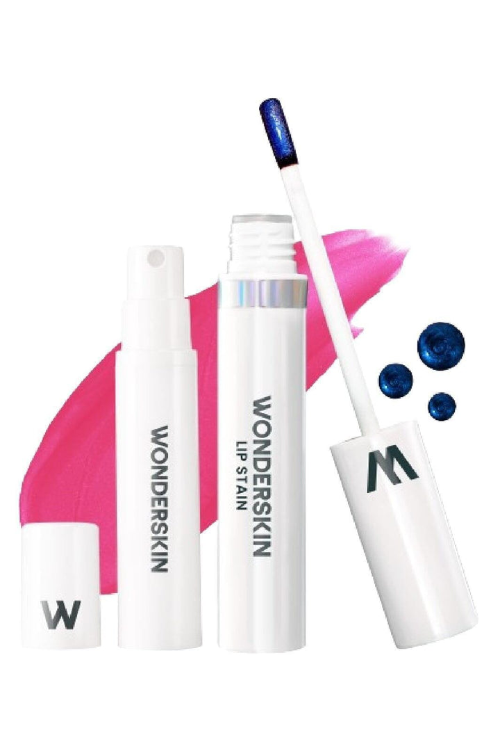 Wonderskin - Wonder Blading Lip Stain Kit - Neon Rose Bubblegum Pink