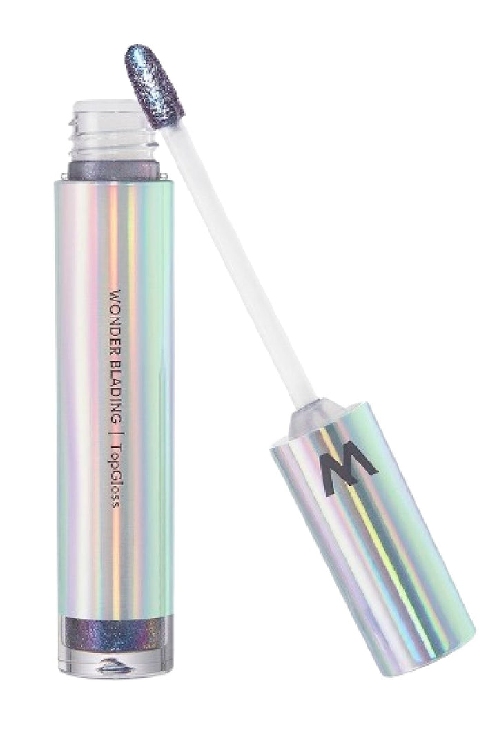 Wonderskin - Wonder Blading Top Gloss - Blue Glitter