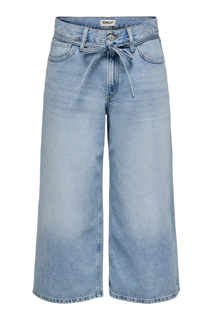 Only - Onlgianna Culotte Dot - 4978483 Medium Blue Denim