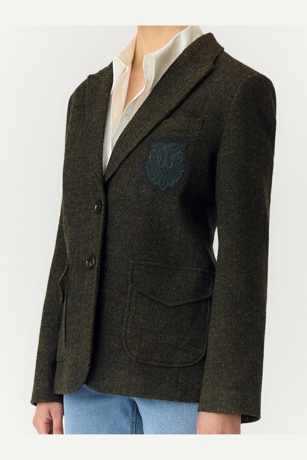 YAS - Yascarolyn Ls Blazer Jacket - 5224036 Dark Olive