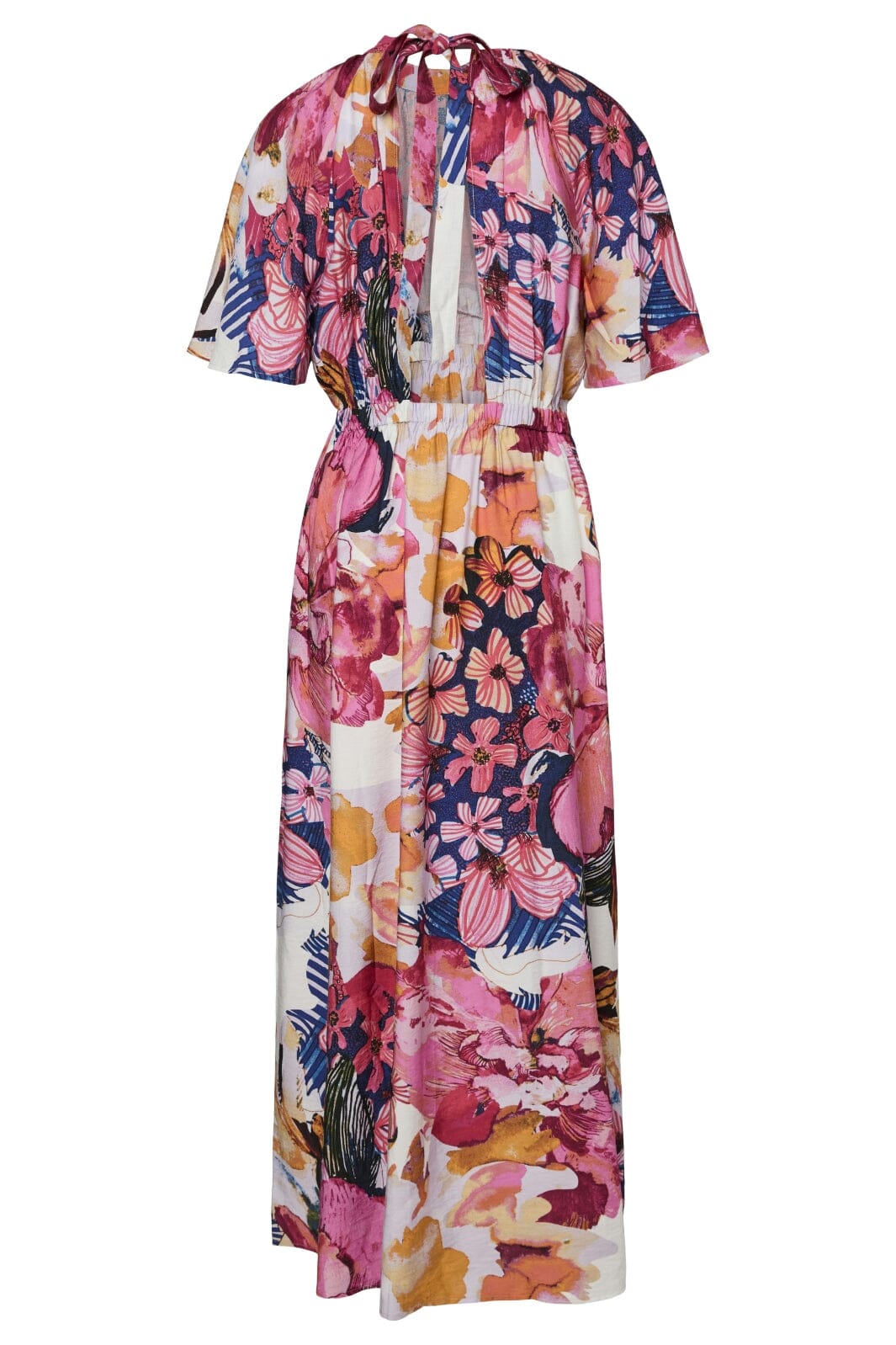 Y.A.S - Yasdelphi Ss Ankle Dress - 4761606 Sachet Pink Delphi Print