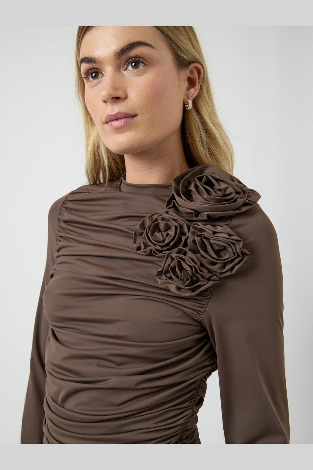 YAS - Yasdona Ls Top - 5086865 Chocolate Brown