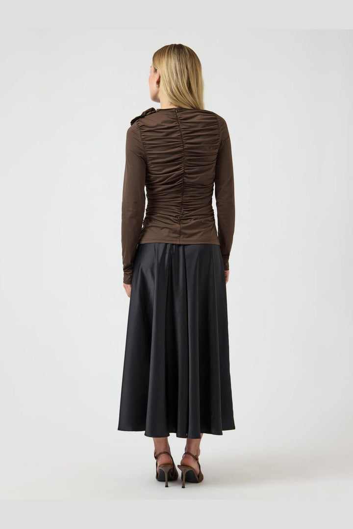 YAS - Yasdona Ls Top - 5086865 Chocolate Brown