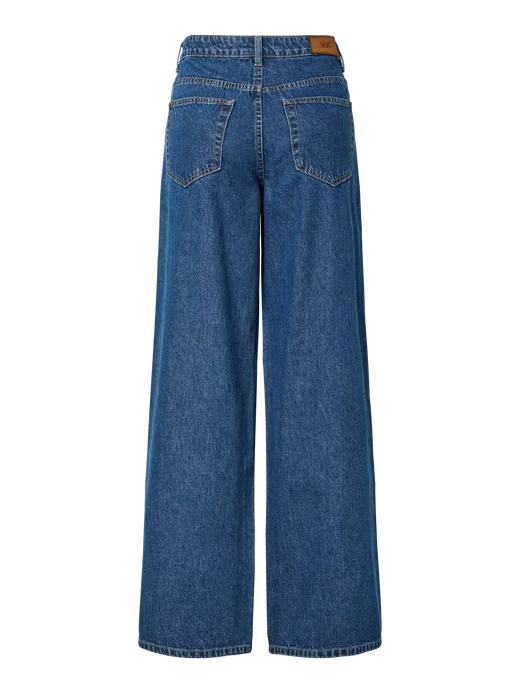 Y.A.S - Yaselsie Wide Jeans - 4951955 Medium Blue Denim Jeans 