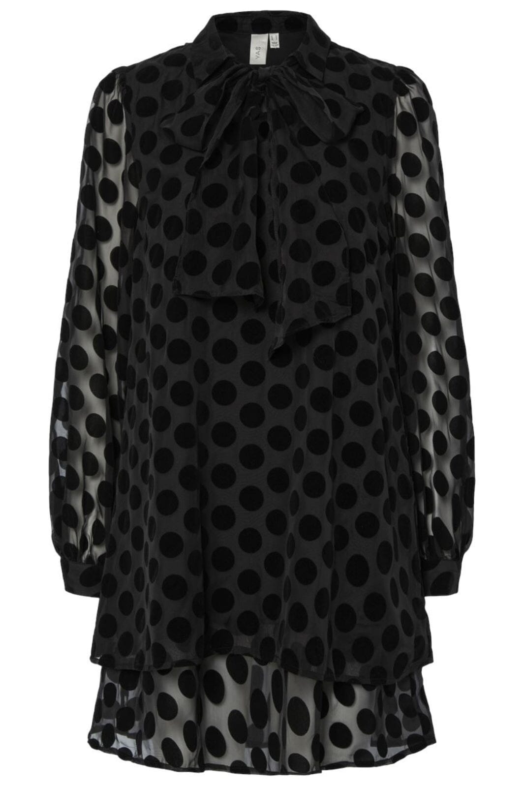 Y.A.S - Yasflocki Ls Dress - 4761662 Black