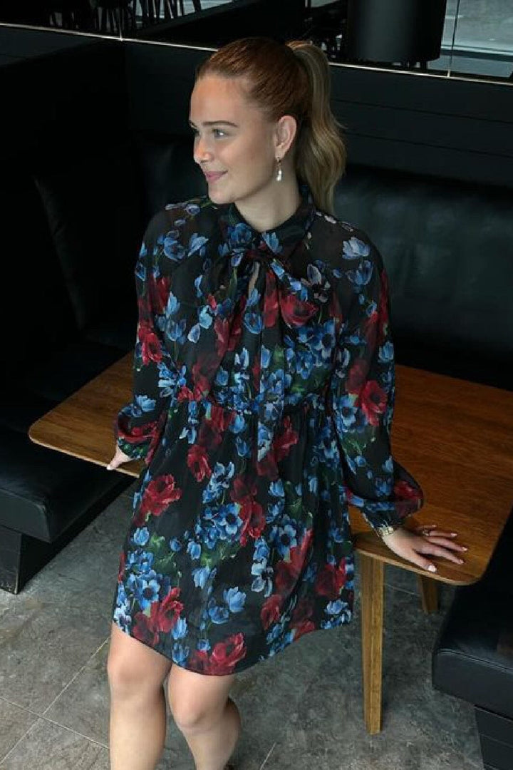 Y.A.S - Yasflomera Ls Dress - 4761657 Black Flomera Print