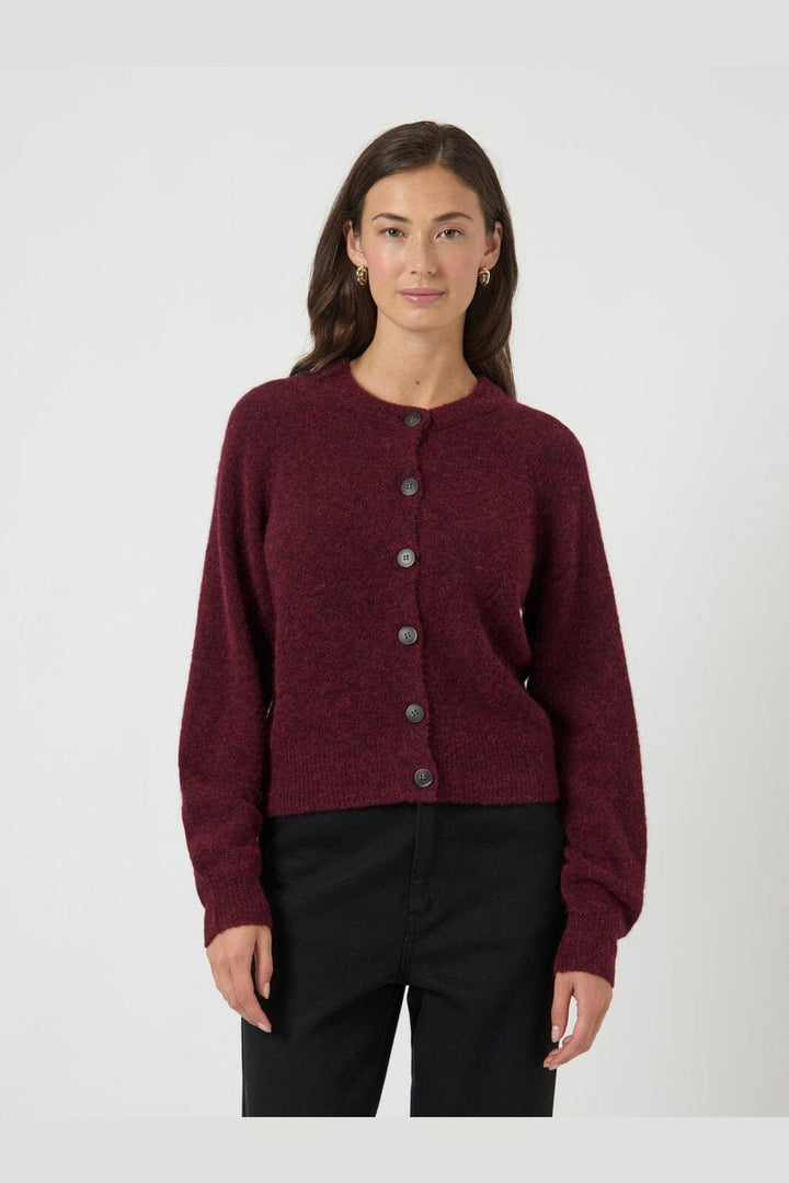 YAS - Yasjohi Ls Wool Blend Cardigan - 4972529 Port Royale