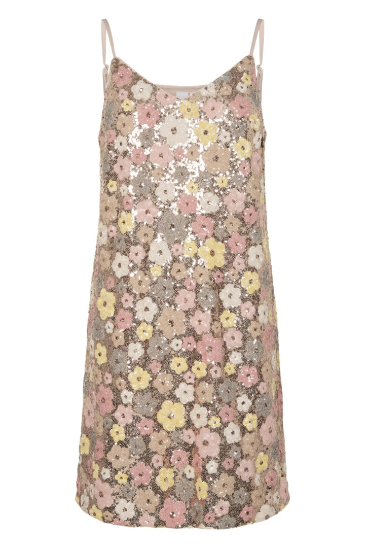 Y.A.S - Yaslalea Strap Sequin Dress - 4766023 French Vanilla Lalea Sequins