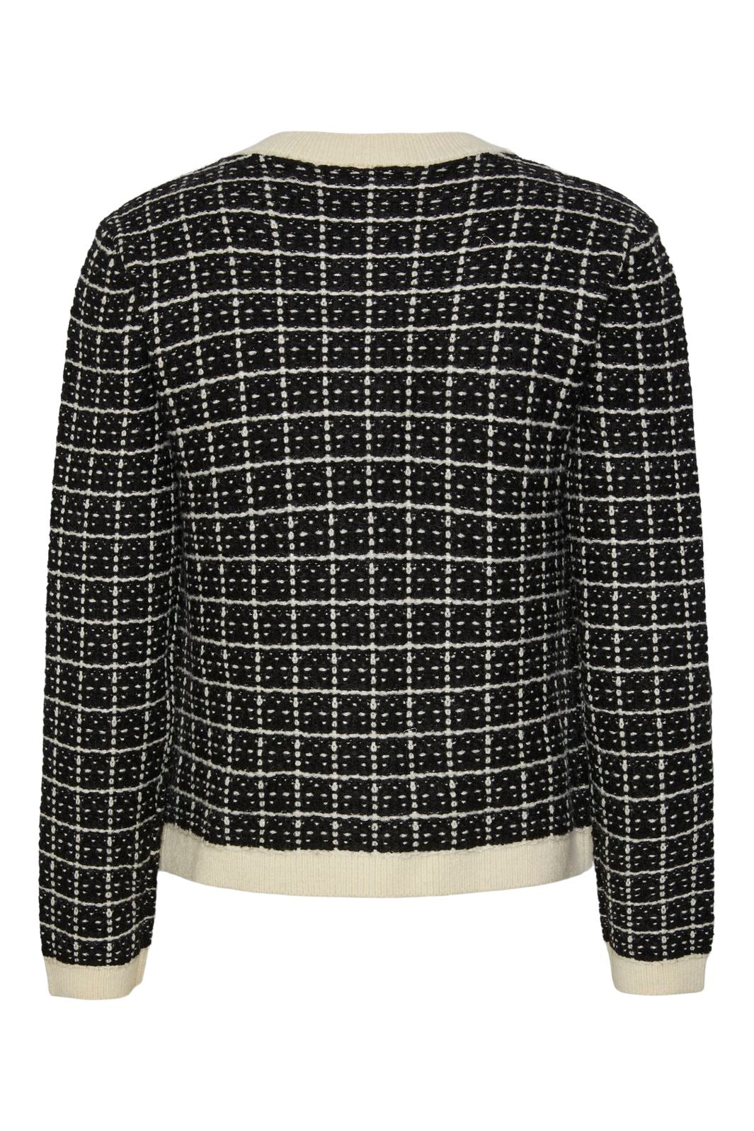 YAS - Yaslivia Ls Short Knit Cardigan - 4437256 Black Birch