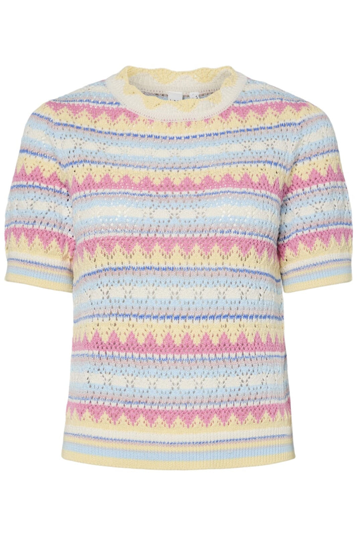 Y.A.S - Yasmulta Ss Knit Top - 4768149 Sachet Pink