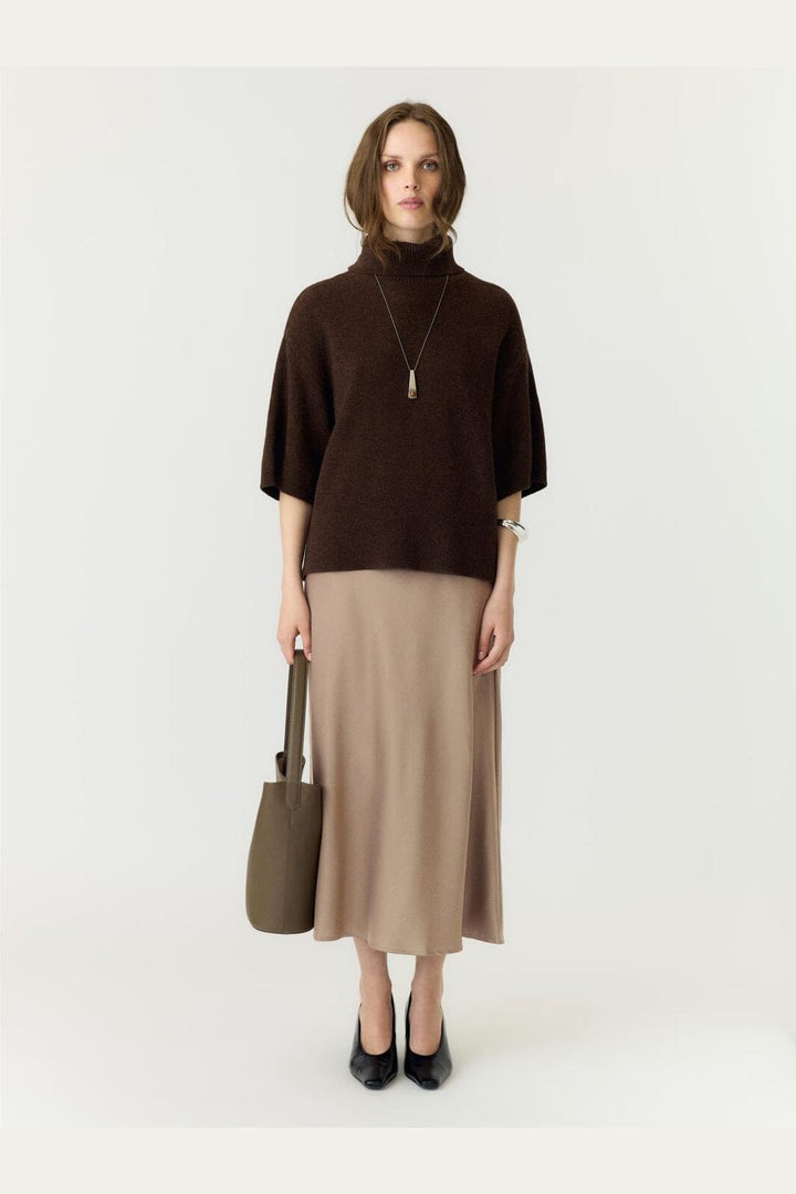 YAS - Yaspella Midi Skirt - 4423640 Fungi