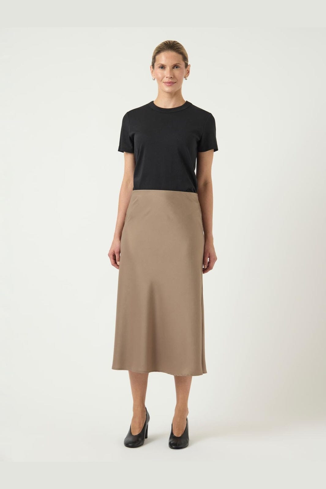 YAS - Yaspella Midi Skirt - 4423640 Fungi