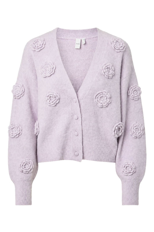 YAS - Yasromea Ls Knit Cardigan - 5234576 Orchid Petal