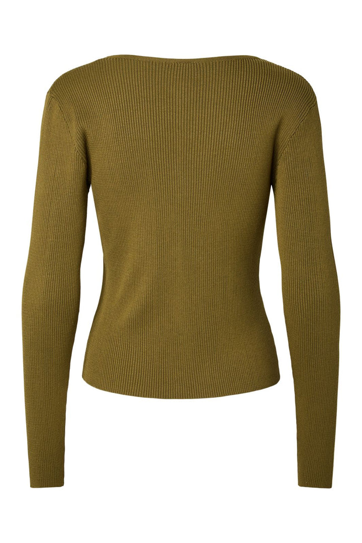 YAS - Yassiana Ls Knit Pullover - 5125284 Fir Green