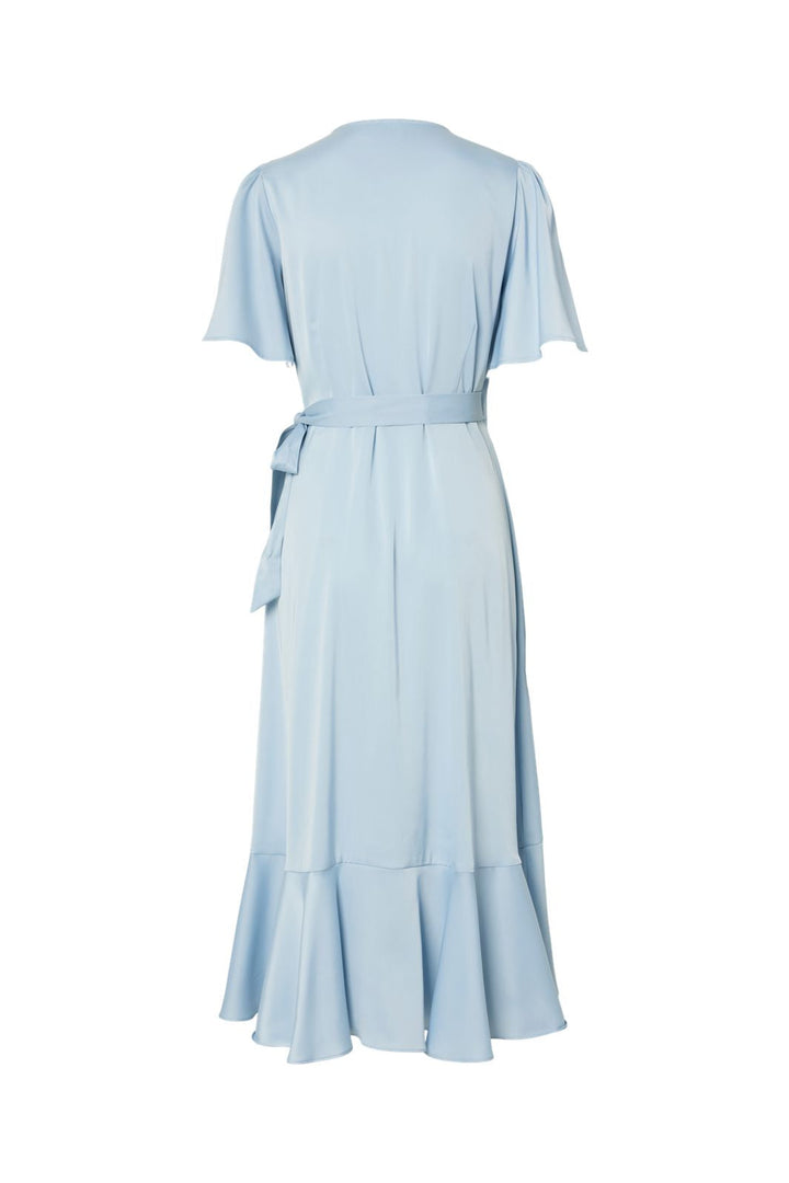 YAS - Yasthea 2/4 Midi Wrap Dress - 4971092 Skyway