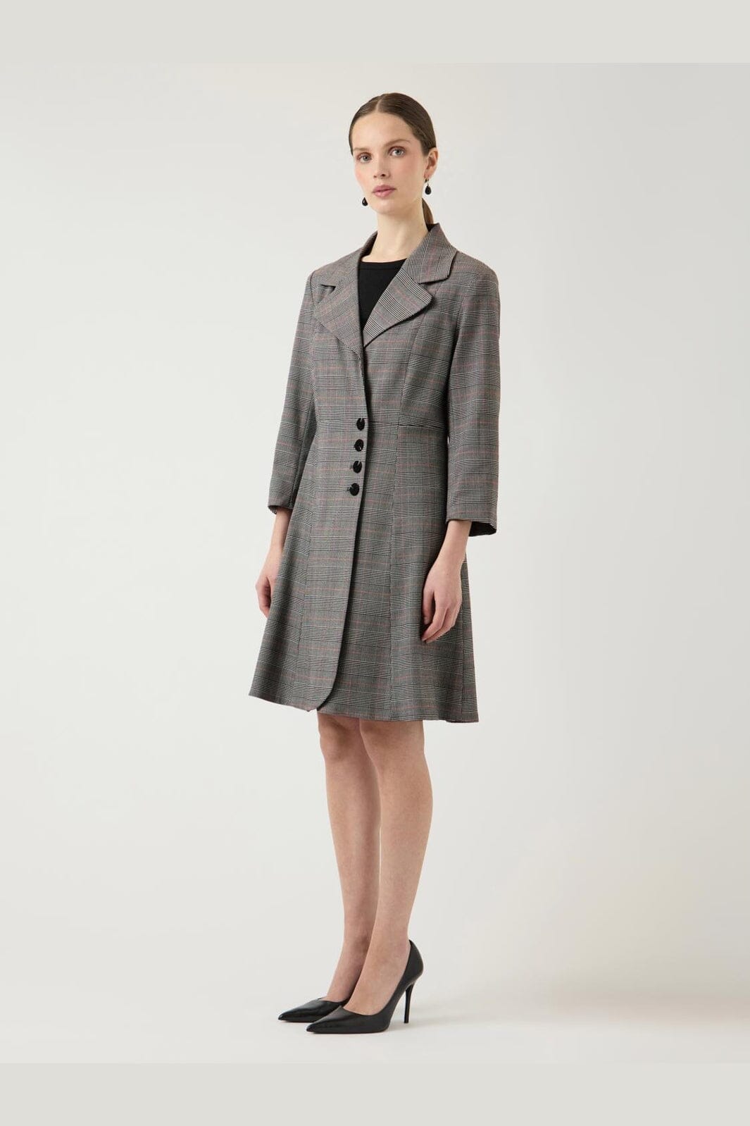 YAS - Yasthela 7/8 Wrap Dress - 5160893 Star White Checks